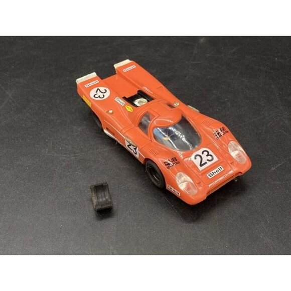 SCX Porsche 917 C46 #23 Red Slot Car Vintage PARTS - Picture 10 of 12